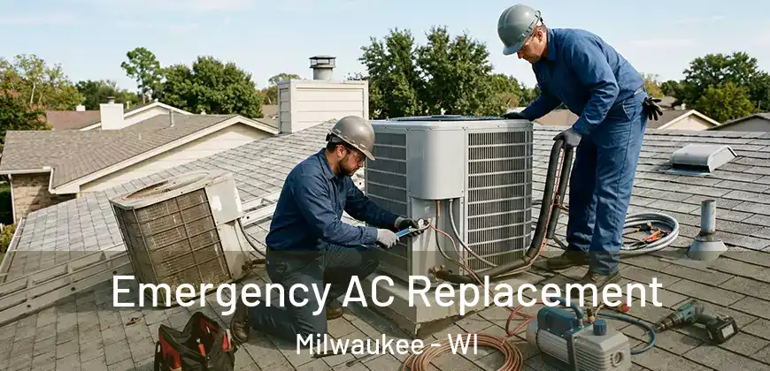 Emergency AC Replacement Milwaukee - WI